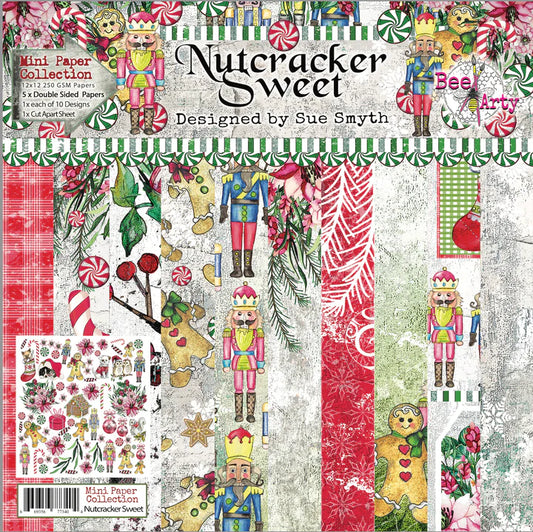 Bee Arty - Nutcracker Sweet - Mini collection Paper Pack 12"x12"