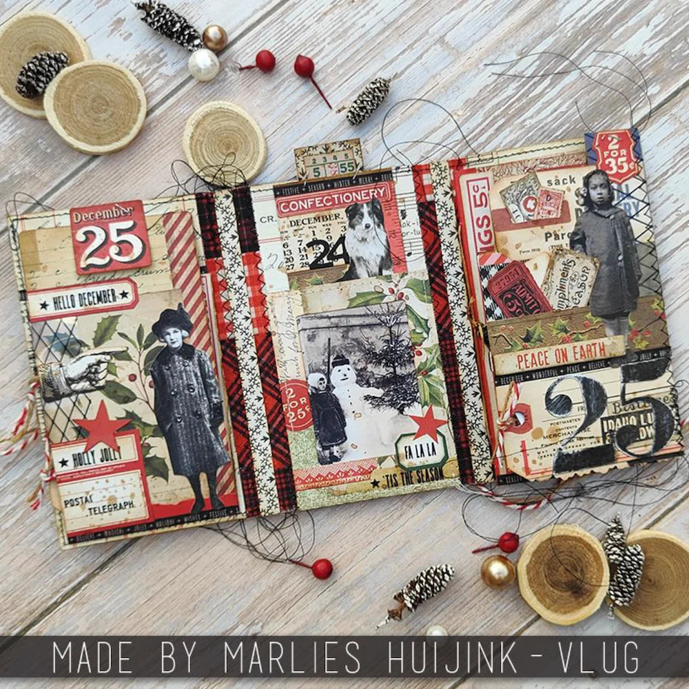 Tim Holtz - Idea-Ology Ephemera Pack 129/Pkg - Christmas 2023 Pack