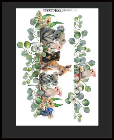 Cuttable Animals Memory Maze A4 Cuttables- Aussie Animals 23 – 10Cats