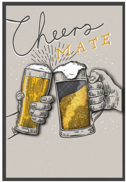 Henderson Greeting Card - Cheers Mate