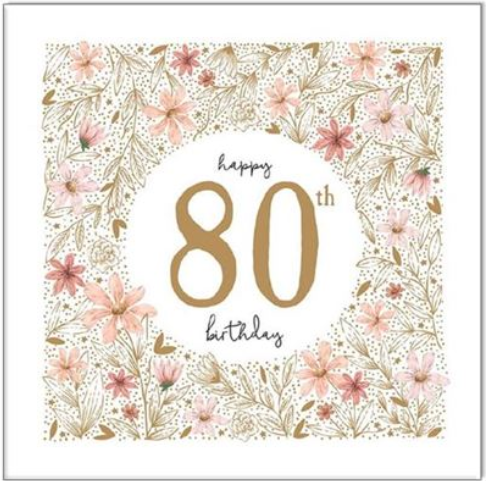 Jade Mosinski Designs  - Happy 80th Birthday