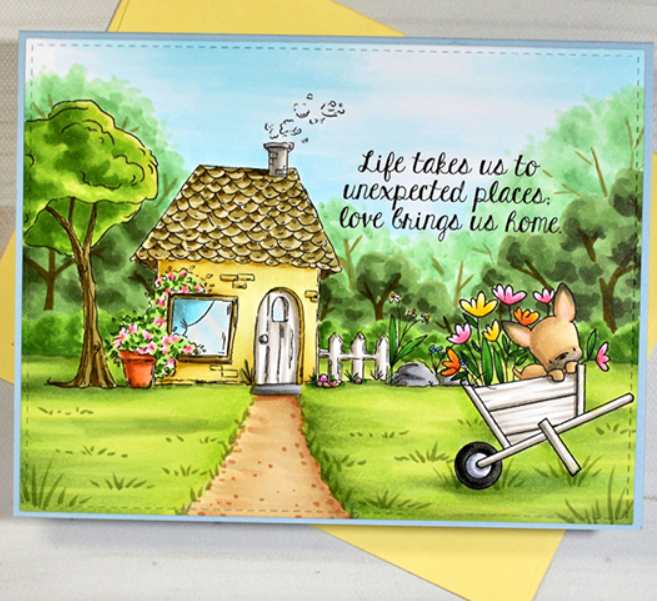 Stamping Bella - Cling Stamps - Home Sweet Home Sentiments