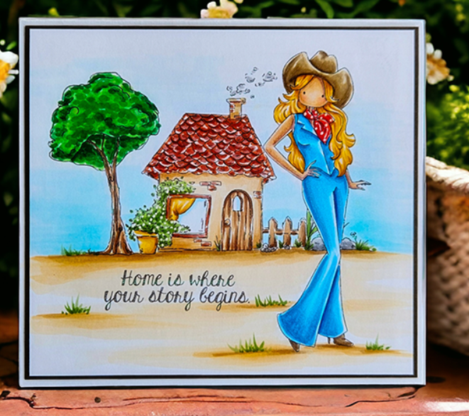 Stamping Bella - Cling Stamps - Home Sweet Home Sentiments