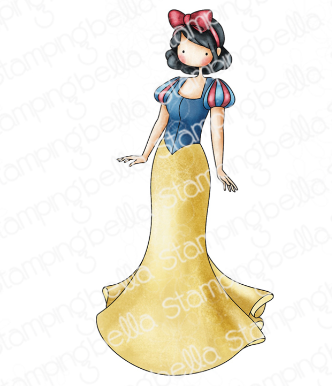 Stamping Bella - Cling Stamps - Uptown Girl Snow White