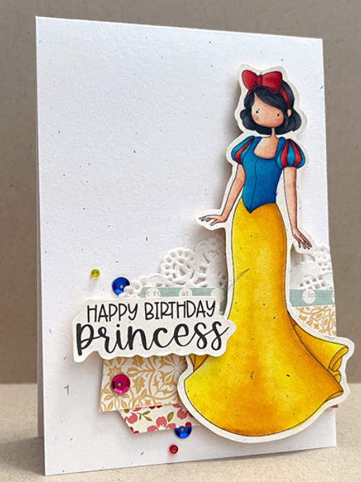 Stamping Bella - Cling Stamps - Uptown Girl Snow White