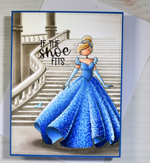 Stamping Bella - Cling Stamps - Uptown Girl Cinderella