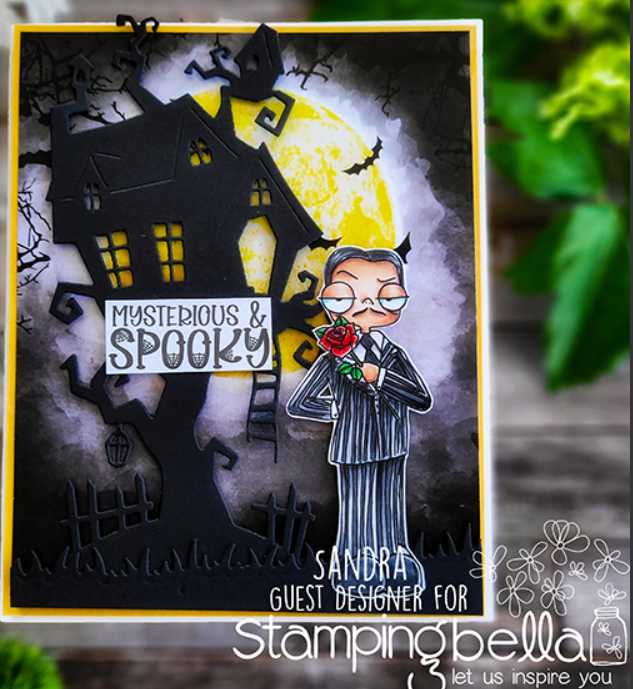 Stamping Bella - Cling Stamps - Oddball Spooky Guy