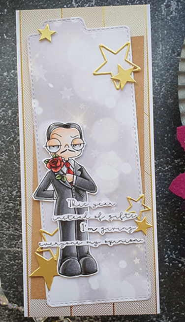 Stamping Bella - Cling Stamps - Oddball Spooky Guy