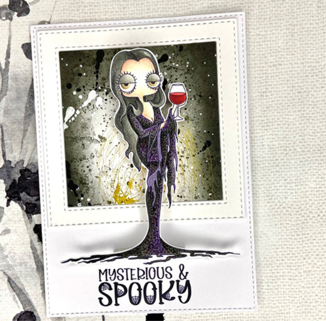 Stamping Bella - Cling Stamps - Oddball Spooky Lady