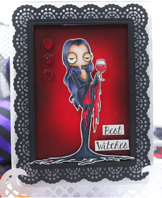 Stamping Bella - Cling Stamps - Oddball Spooky Lady