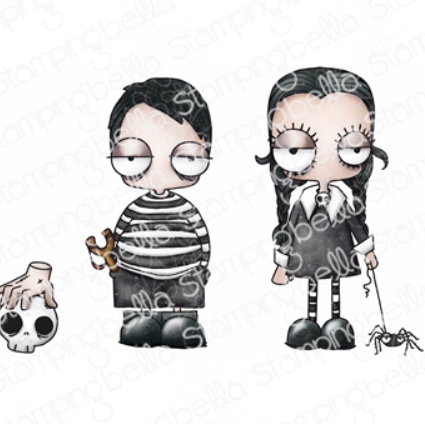 Stamping Bella - Cling Stamps - Oddball Spooky Kids