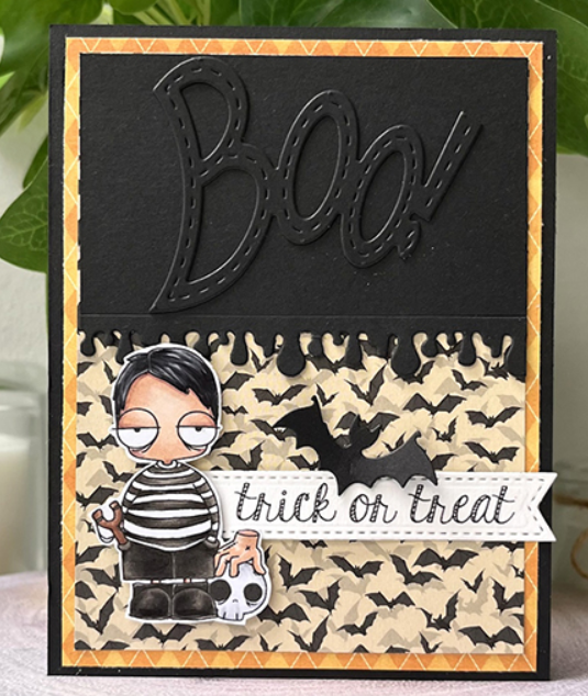 Stamping Bella - Cling Stamps - Oddball Spooky Kids