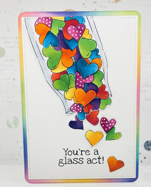 Stamping Bella - Cling Stamps - Jar Of Hearts