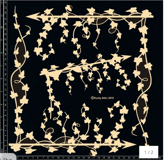 Dusty Attic - Chipboard - Ivy Corners
