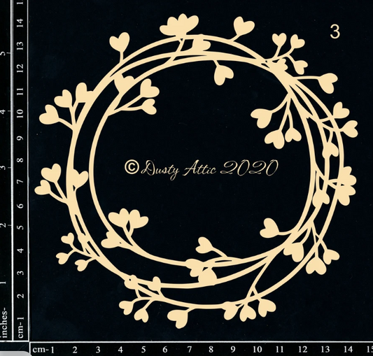 Dusty Attic - Chipboard - Botanical Ringlet #3