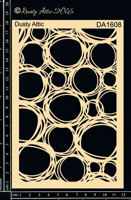 Dusty Attic - Stencil - Scribble Circles