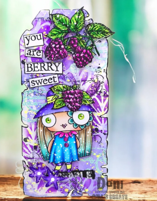 AALL & CREATE - A6 Stamps -Berry Bliss #1248