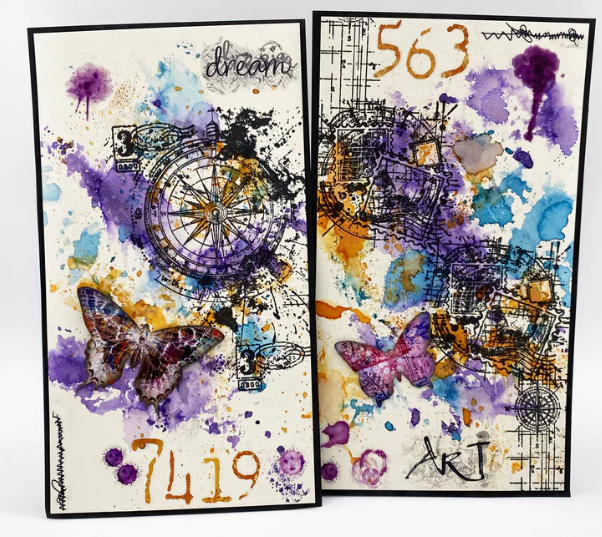 AALL & CREATE - A7 Stamps - Inked Adventures #1245