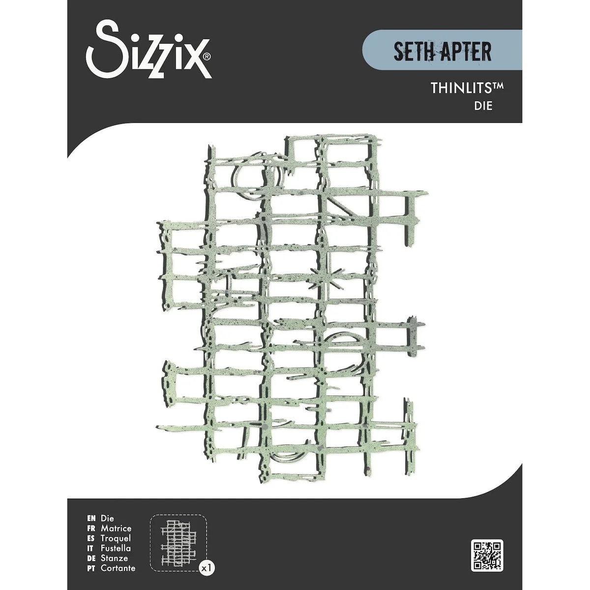 Sizzix - Thinlets Die - Seth Apter Gridiron