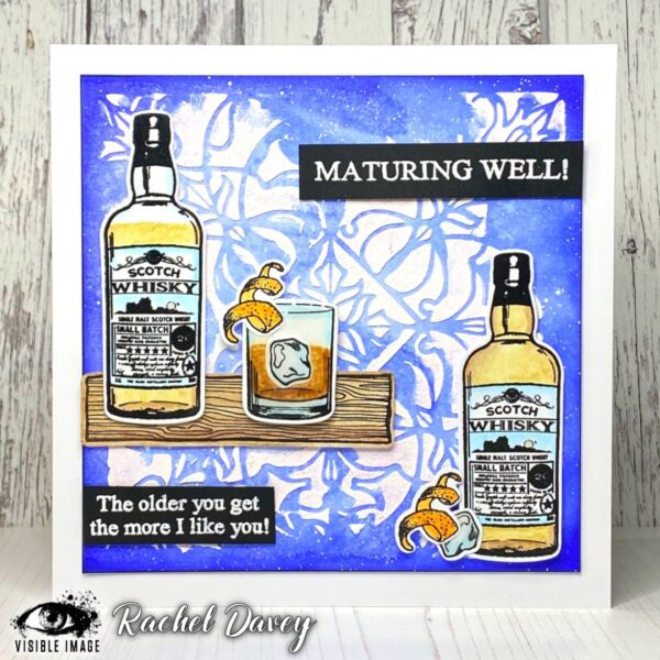 Visible Image Clear Stamps - Splash Of Whiskey