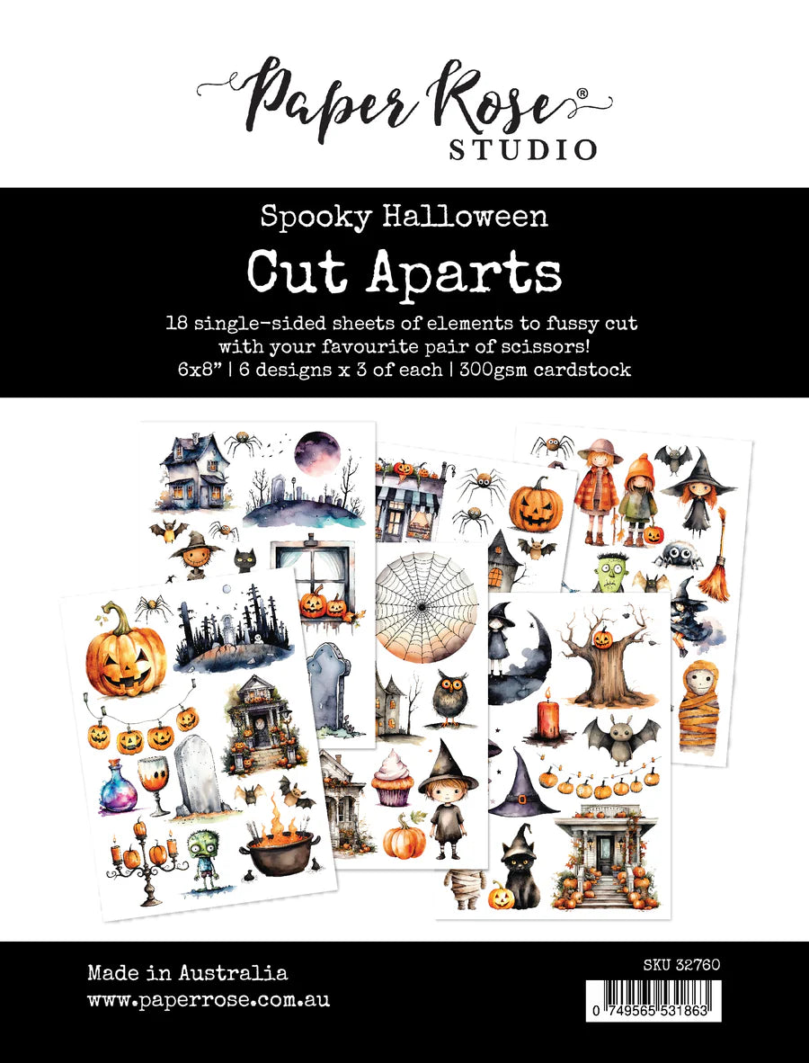 Paper Rose Cut Aparts - Spooky Halloween