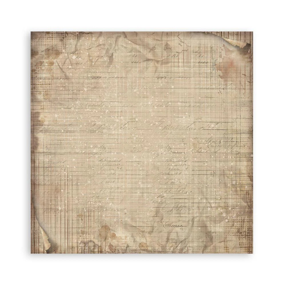 Stamperia - 8''x 8'' Double Sided Paper Pad - Backgrounds selection- Furry Friends