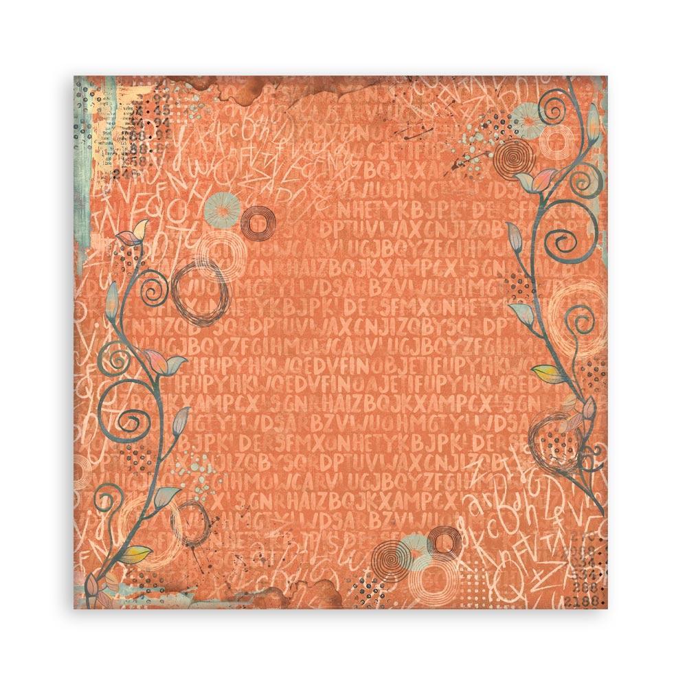 Stamperia - 8''x 8'' Double Sided Paper Pad - Backgrounds selection- Furry Friends