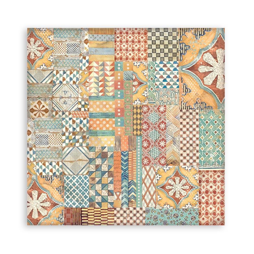 Stamperia - 8''x 8'' Double Sided Paper Pad - Backgrounds selection- Furry Friends