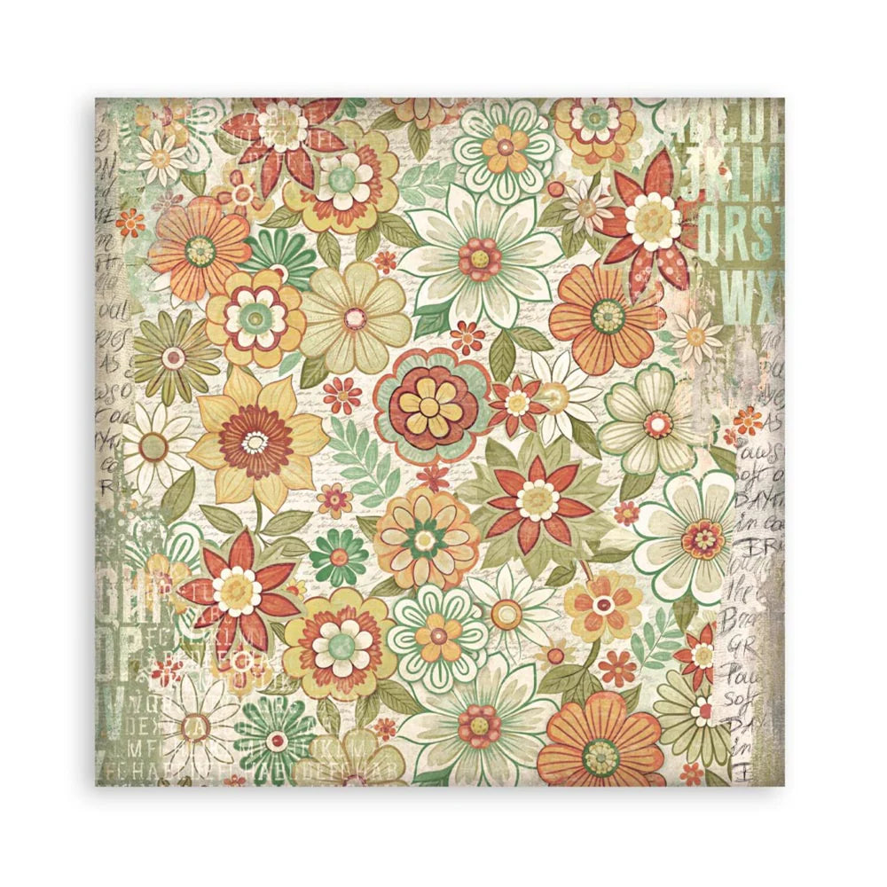 Stameria - Furry Friends 12" x 12"Backgrounds Selection