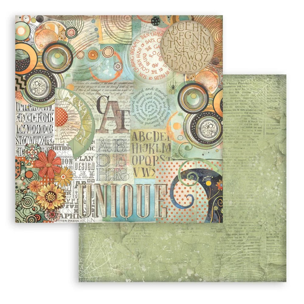 Stameria - Furry Friends 12" x 12"Backgrounds Selection