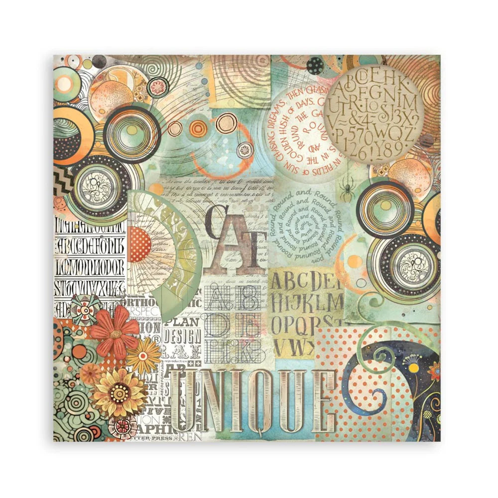 Stameria - Furry Friends 12" x 12"Backgrounds Selection