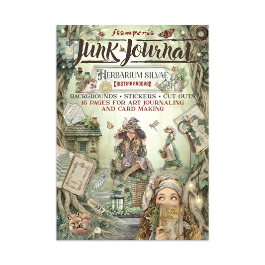 Stamperia Junk Journal Stickers, Cut-Outs & Backgrounds - Herbarium Silvae