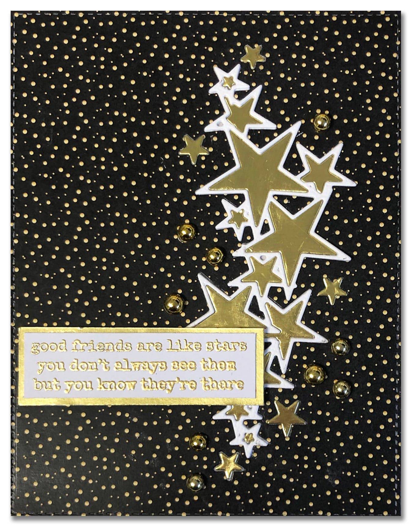 Paper Rose -  Metal Die -Star Texture