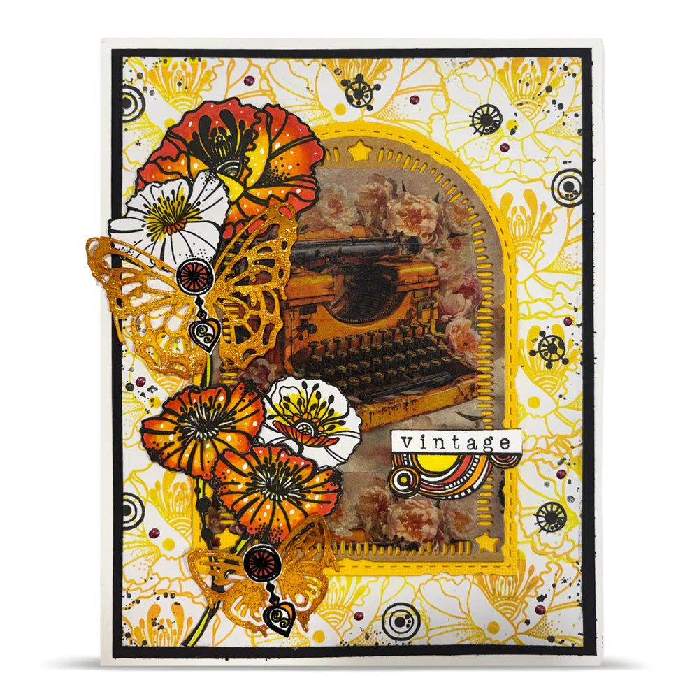 AALL & CREATE - A6 Stamps - Graphic Coquelicots #1478