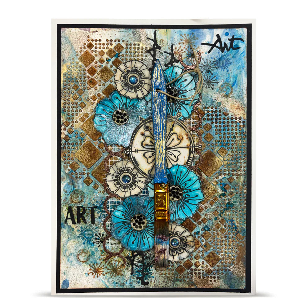AALL & CREATE - A6 Stamps -Lovely Coquelicots #1479