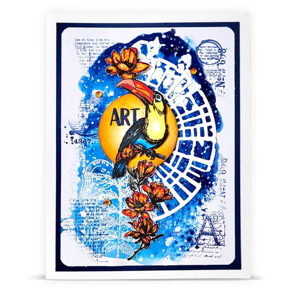 AALL & CREATE - A7 Stamps - Cardinal Stare  #1352