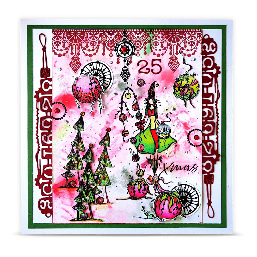 AALL & CREATE - A7 Stamps - Baubles Of Season TP - 1469