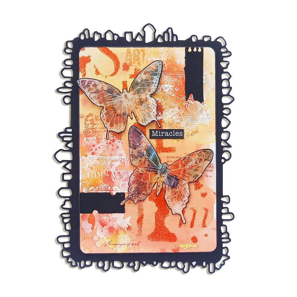 AALL & CREATE -A4  Stencil  - Jumbo ABC #145