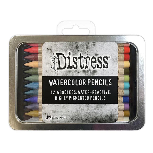 Distress Watercolour Pencils Set-6