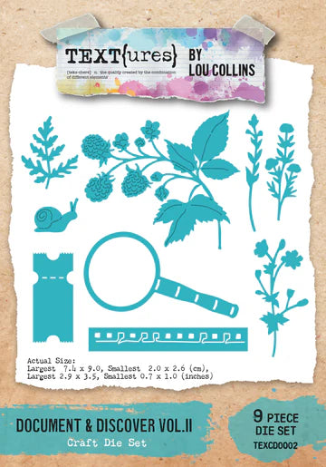 TEXT(ures) Document & Discover Vol.II Craft Die Set