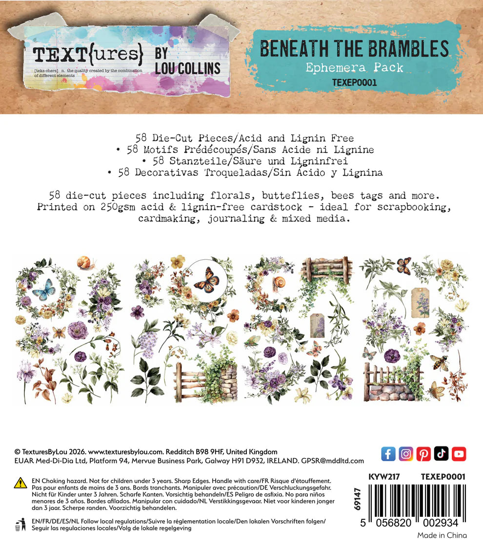 TEXT(ures) Beneath the Brambles Ephemera Pack