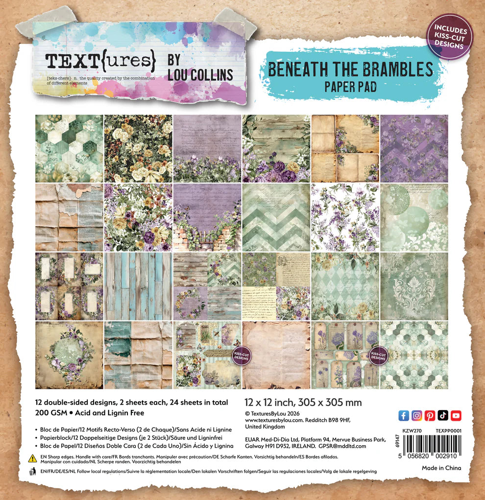 Arden Creative - Beneath The Brambles Paper Pad 12x12
