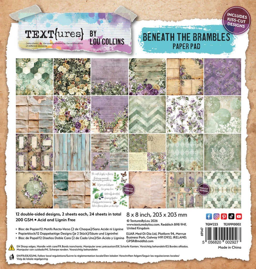 Arden Creative - Beneath The Brambles Paper Pad 8x8