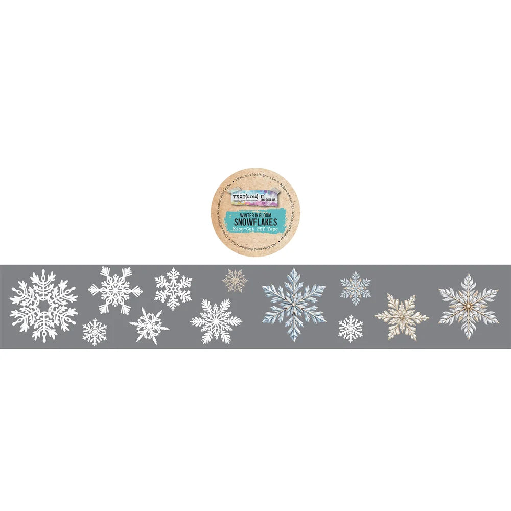 Arden Creative Studio - Winter In Bloom Snowflakes - Kiss Cut PET Tape