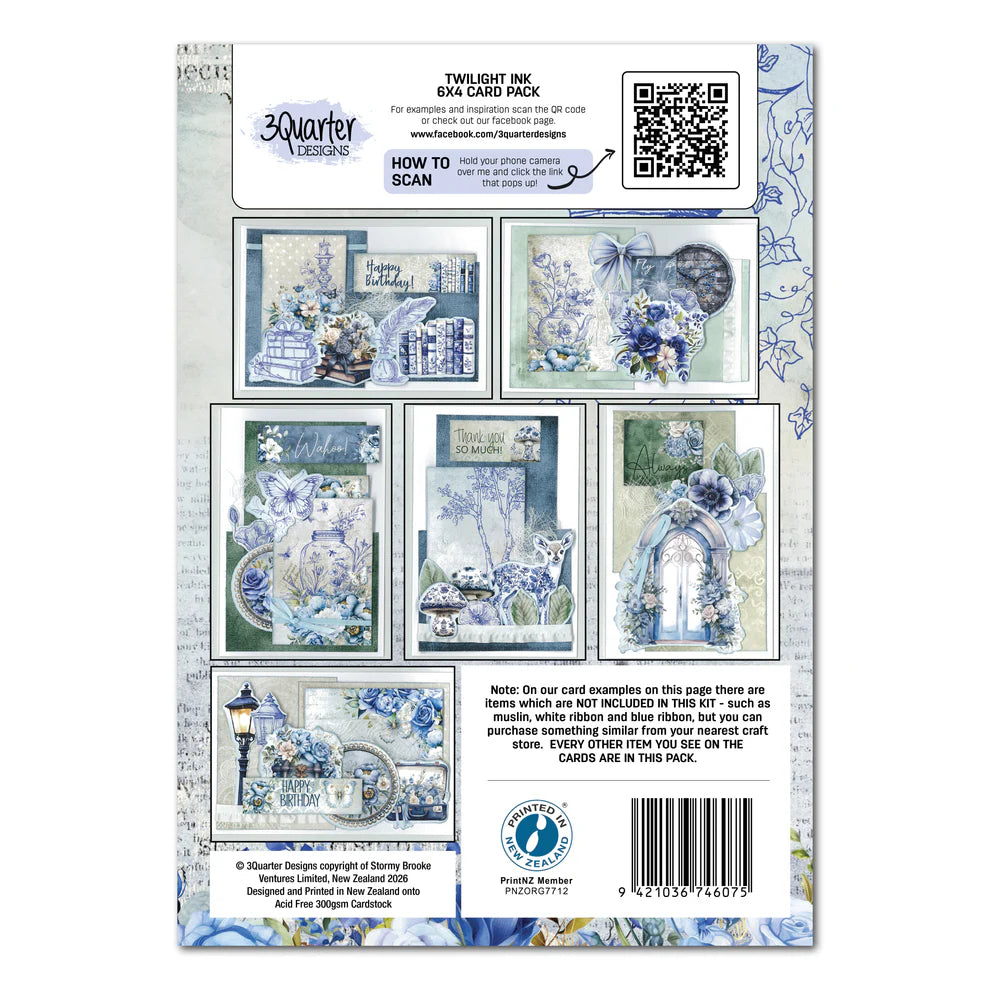3 Quarter Designs - Twilight Ink Collection 6x4 Card Pack