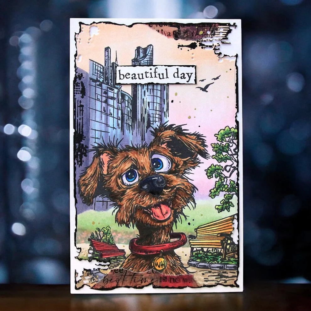 AALL & CREATE - A6 Stamps - Skyline Sniffs #1269