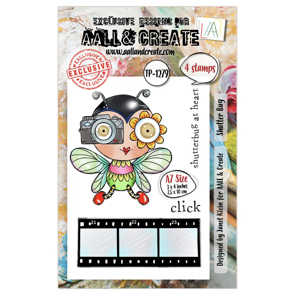 AALL & CREATE - A7 Stamps - Shutter Bug # 1279