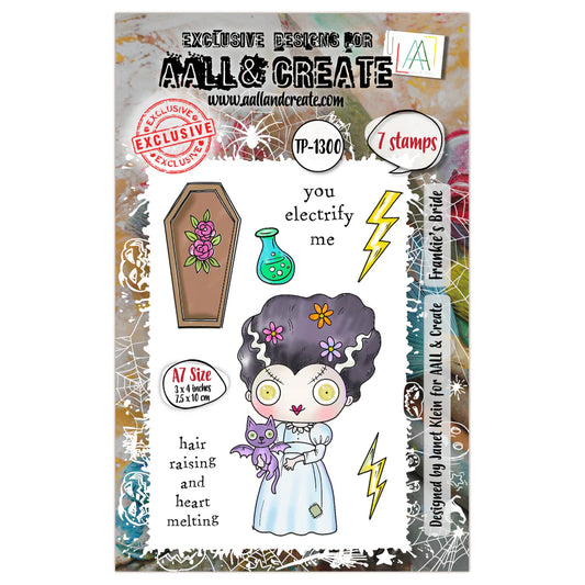 AALL & CREATE - A7 Stamps - Frankie's Bride