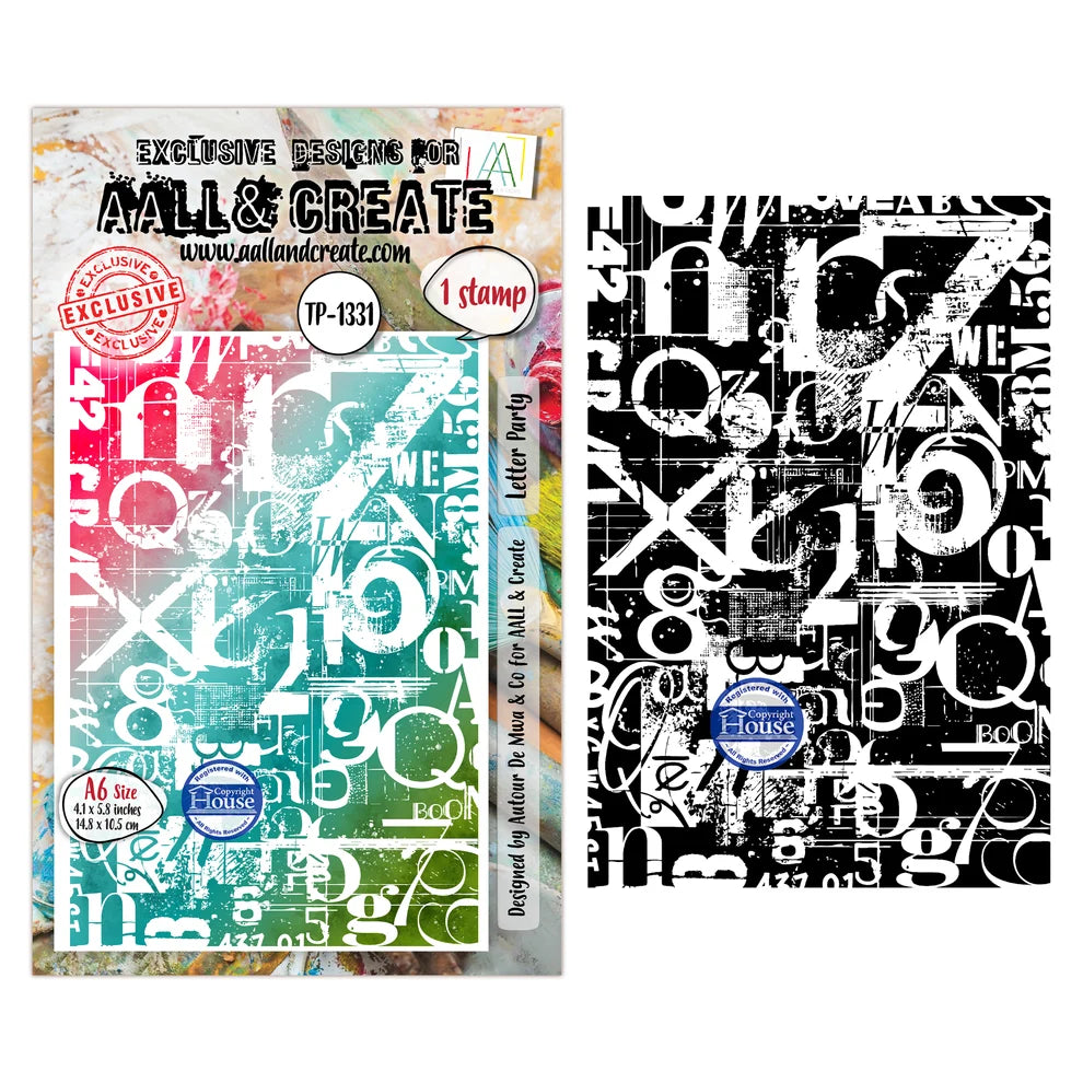 AALL & CREATE - A6 Stamps - Letter Party TP - 1331