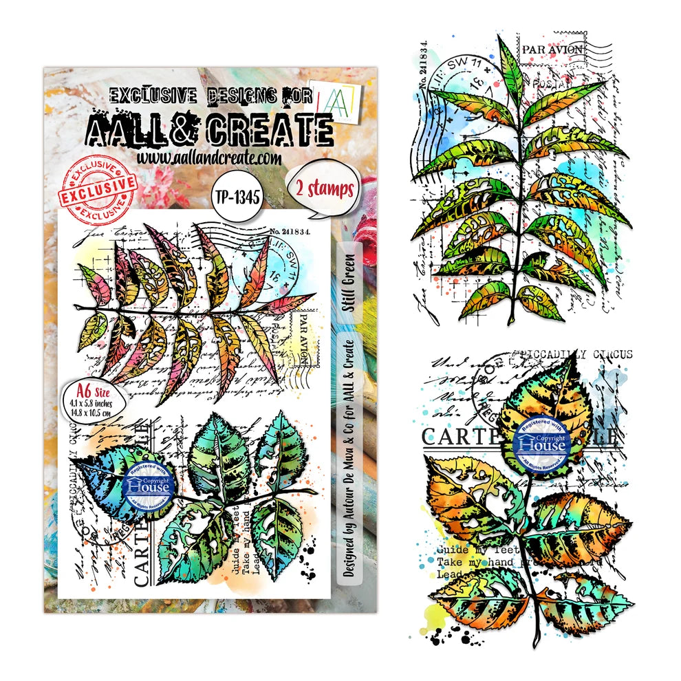AALL & CREATE - A6 Stamps - Still Green TP - 1345